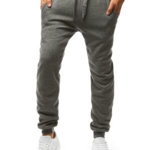 Antracitové pánske jednoduché tepláky