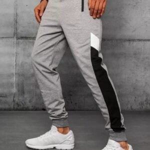 Trendové tepláky v svetlo šedej farbe