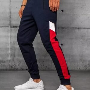 Trendové tepláky v granátovej farbe