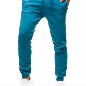 Tyrkysové tepláky v jednoduchom prevedení