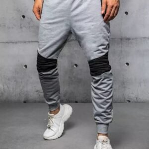 Svetlošedé pohodlné trendy tepláky