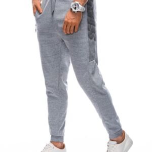 Zaujímavé šedé tepláky P1393