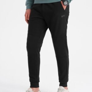 Čierne jedinečné tepláky V1 PASK-0127