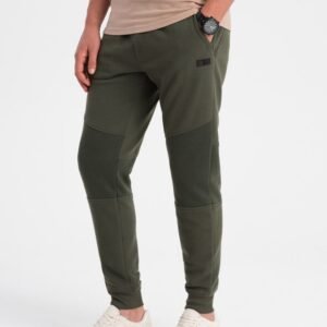 Olivové jedinečné tepláky V3 PASK-0127