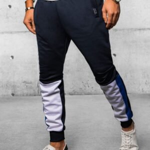 Moderné pánske tepláky v granátovej farbe