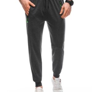 Trendy grafitové pánske tepláky P1445