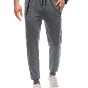 Trendy šedé pánske tepláky P1437