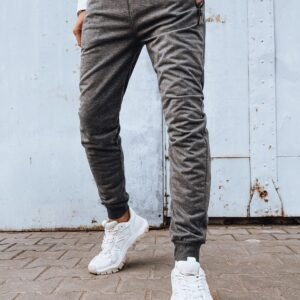 Zaujímavé šedé pánske tepláky