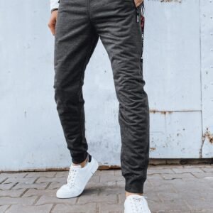 Trendy grafitové pohodlné tepláky