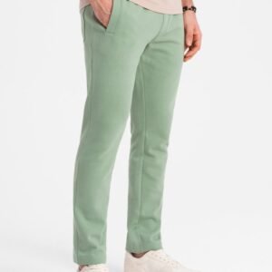 Zaujímavé zelené tepláky V3 PABS-0206