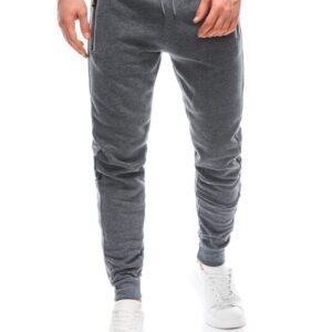 Šedé pohodlné tepláky P1294