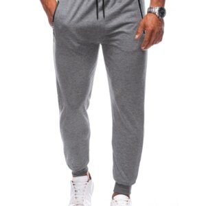 Šedé jedinečné tepláky P1484