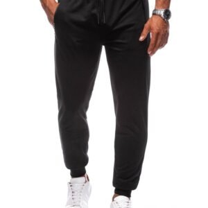 Čierne jedinečné tepláky P1484