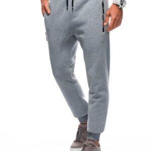 Šedé originálne tepláky P1496